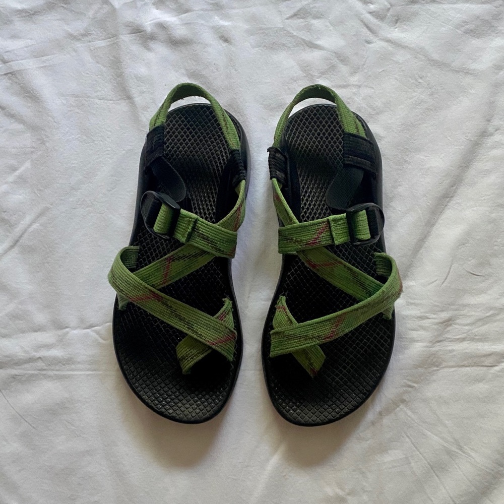 Chacos | Vibram Green Strappy Sandals